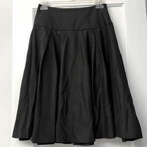 Club Monaco Black A-line Swing Skirt